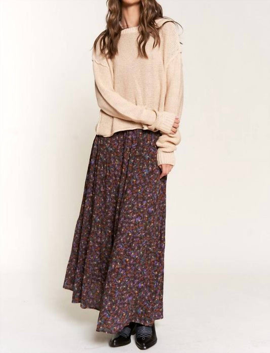 In The Beginning - Floral Maxi Skirt
