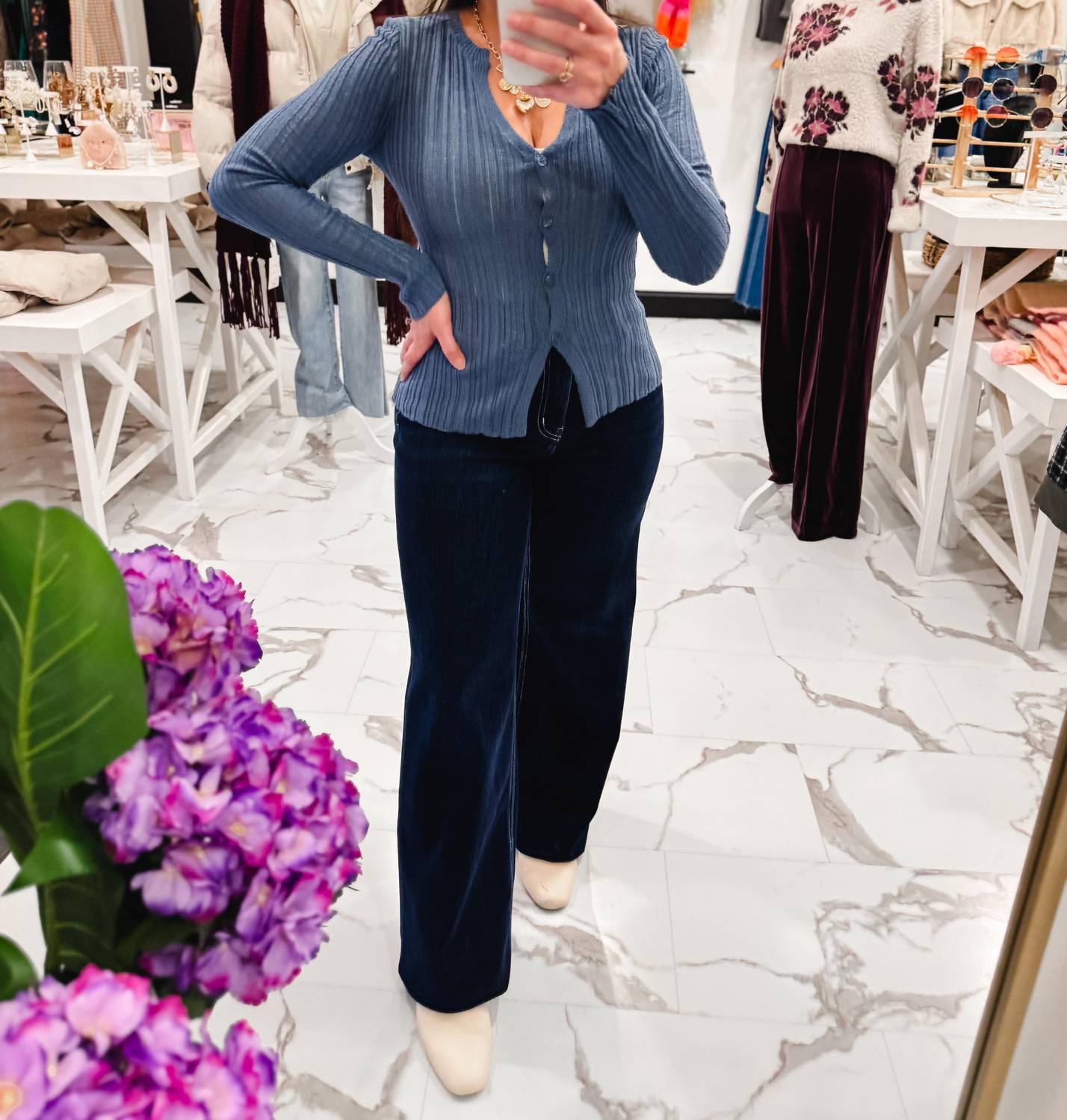 Vervet By Flying Monkey - Forever Favorite Wide Leg Jeans