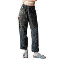 Oli & Hali - Washed Camoflauge Cortoro Pants