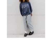 Rylee + Cru Go Sports Oversized Sweatshirt in navy blue - kids' shirt
