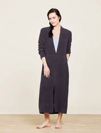 Barefoot Dreams - Cozychic Full Zip V-neck Lounger Dress