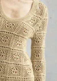 Autumn Cashmere - Patchwork Bell Sleeve Mini Dress