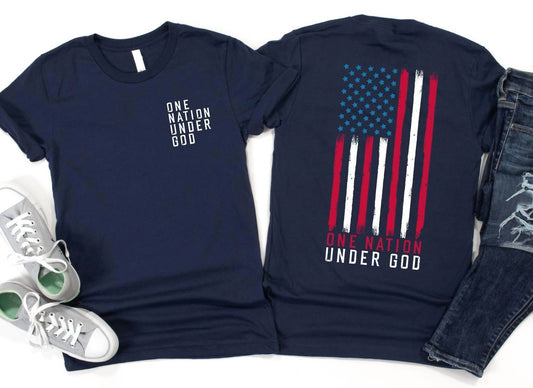 Exclusive Thredz - One Nation Under God Unisex Tee