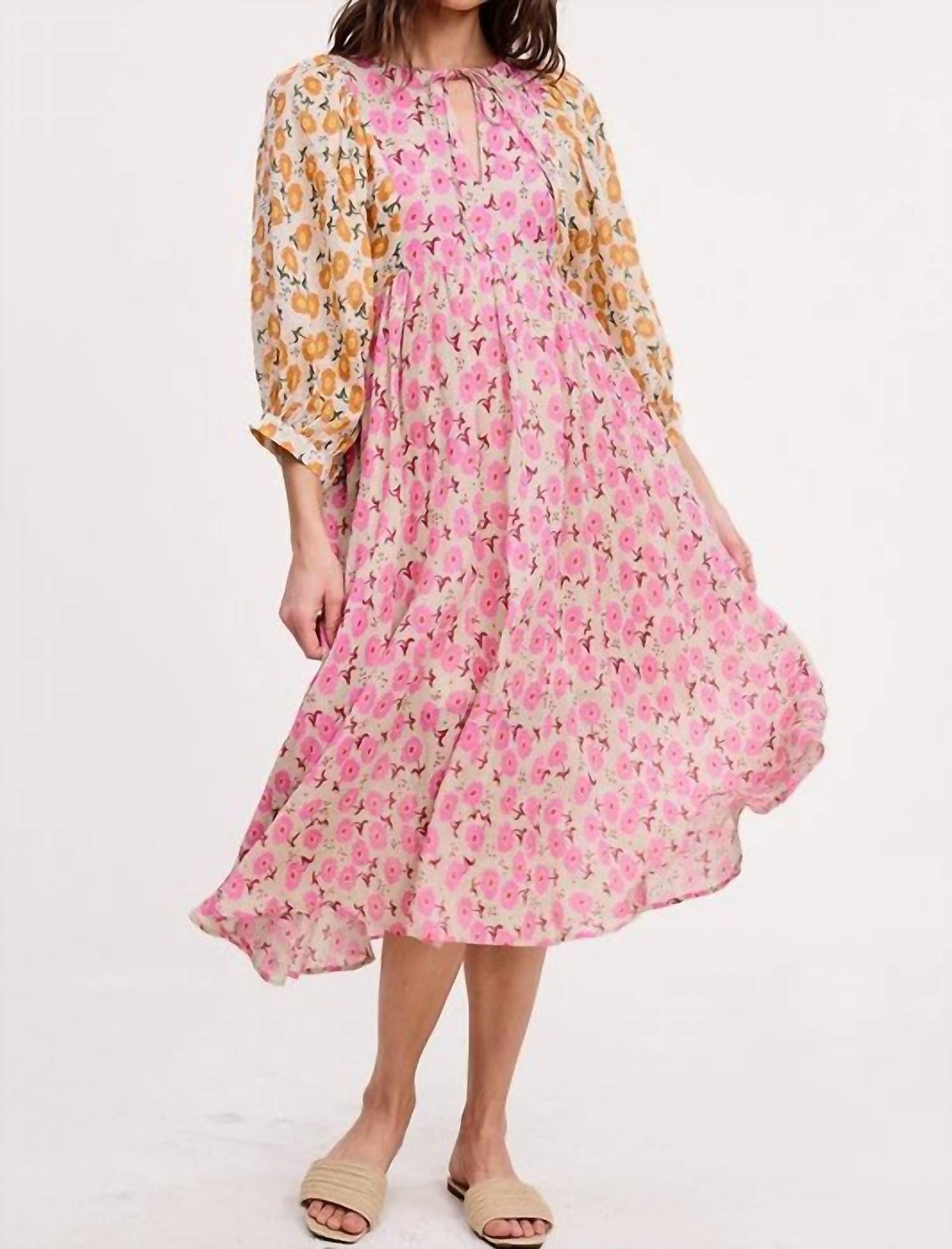 Ultramarine - Payton Blossom Midi Dress
