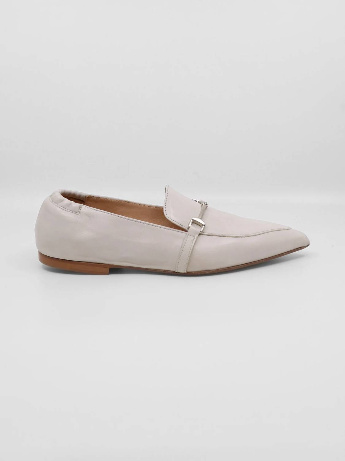 Laura Bellariva - Women's Toledo Sasso Pointed-toe Flat Leather Loafer