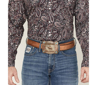 Cinch - Long Sleeve Paisley Shirt