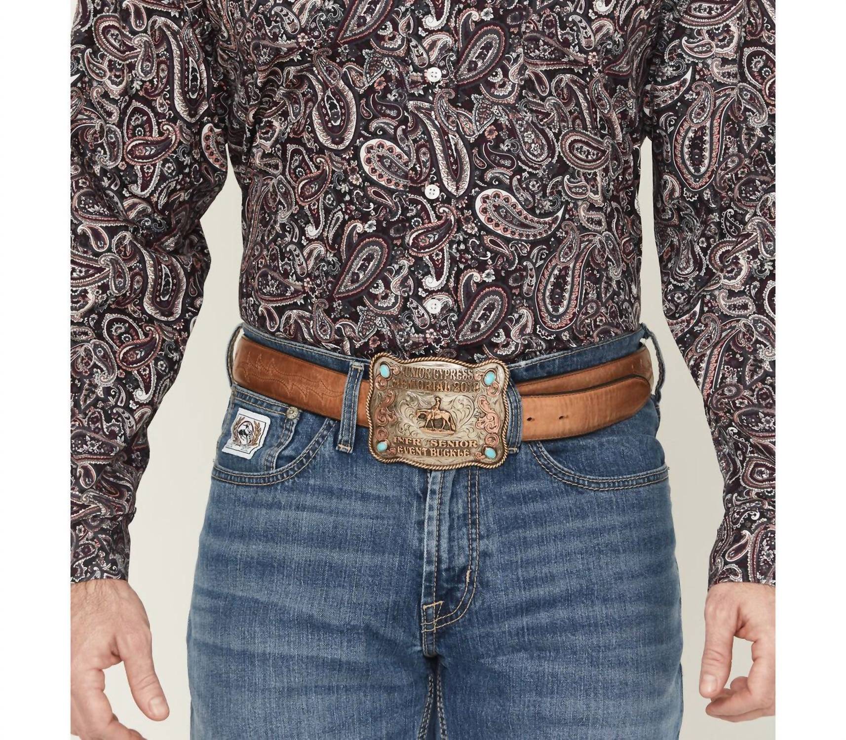 Cinch - Long Sleeve Paisley Shirt