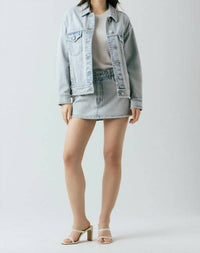Blanknyc - Tiebreaker Pearl Trim Denim Jacket