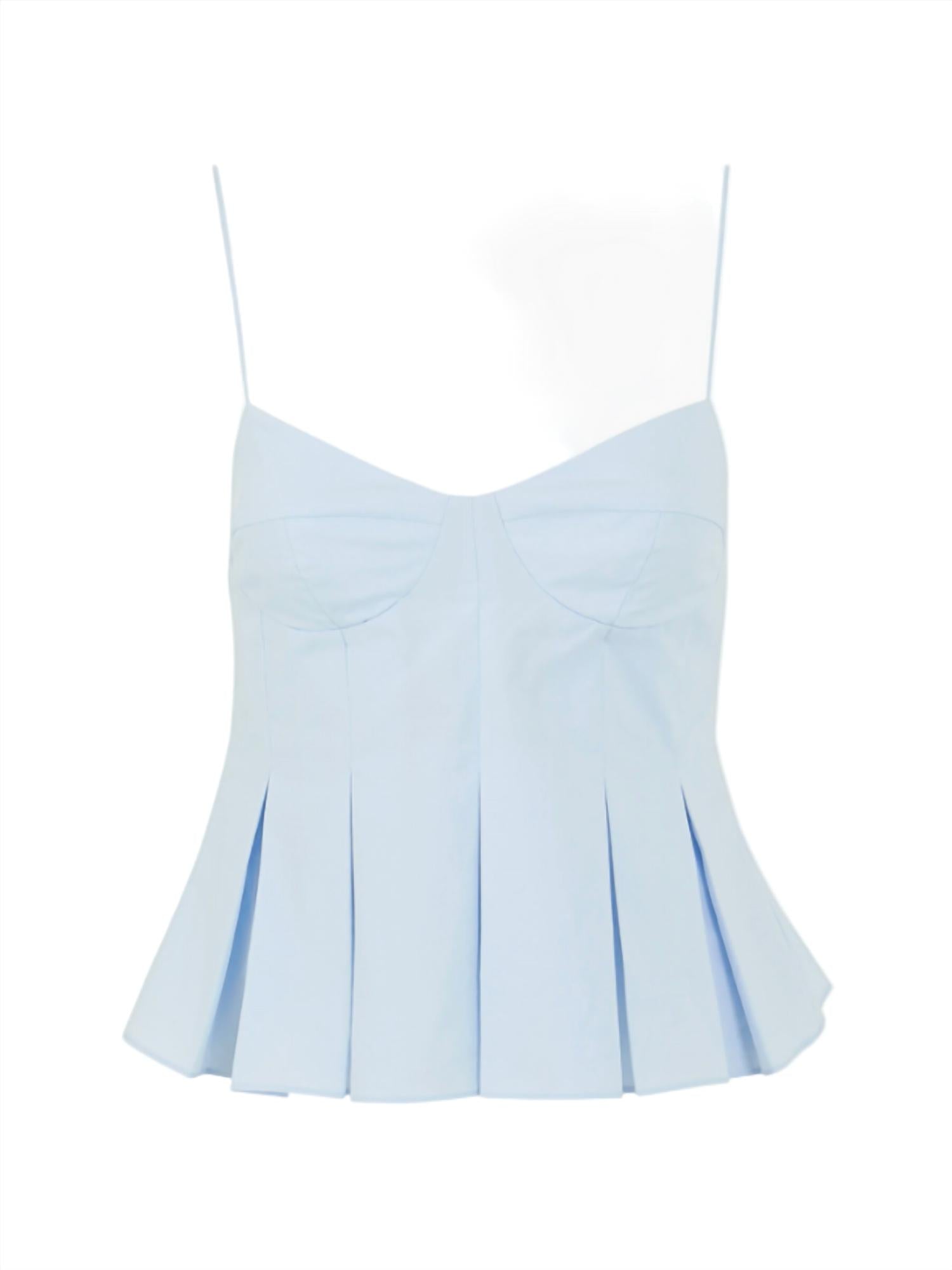 Clea - Iris Pleated Top