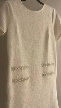 She + Sky - Ivy Pearl Studded Mini Dress