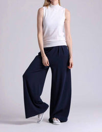 Minnie Rose - Palazzo Wide Leg Pants With Pockets