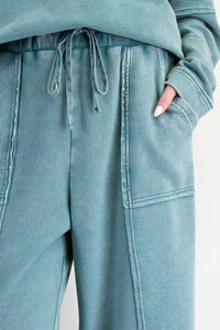 Easel - Textured Thermal Washed Pants