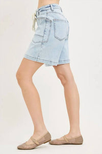Risen - Sandra Slouchy Denim Drawstring Short