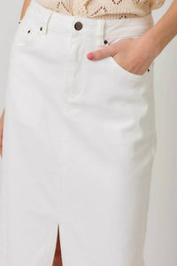 Mystree - Front Slit Midi Skirt