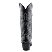 Corral Women's Picasso Full Stitch Snip Toe Cowgirl Boots in black and silver smoke - women's shoe - alternate view