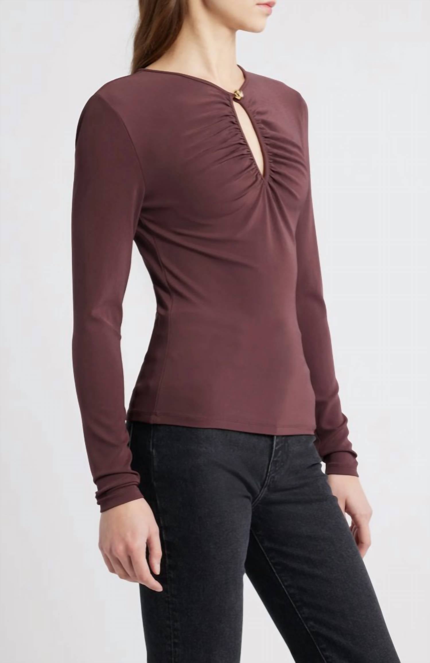 Frame - Keyhole Top