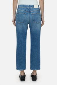 CLOSED Milo Distressed Jeans in mid blue - women's jeans - alternate view