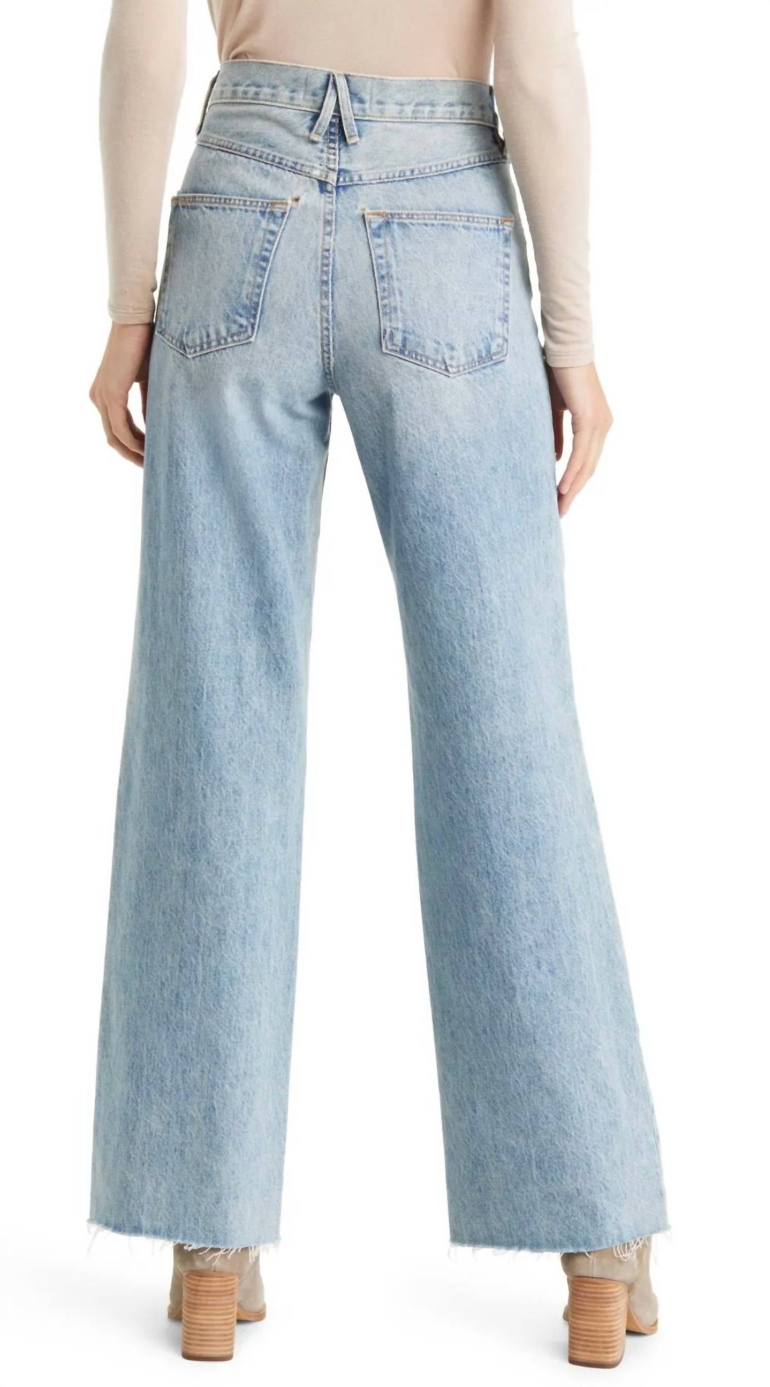 Slvrlake - Grace Double Yoke High Waist Wide Leg Jeans
