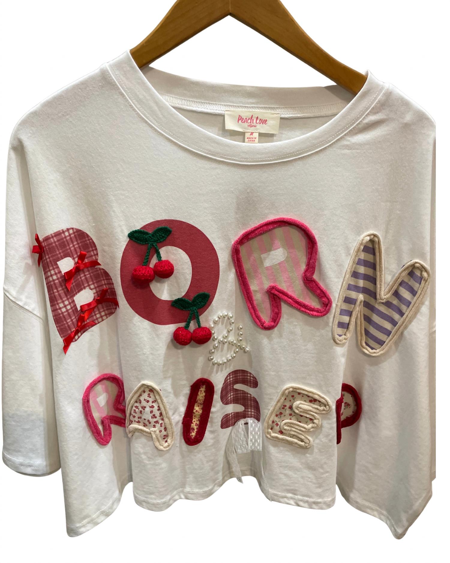 Peach Love - Women's Born & Raised Tee