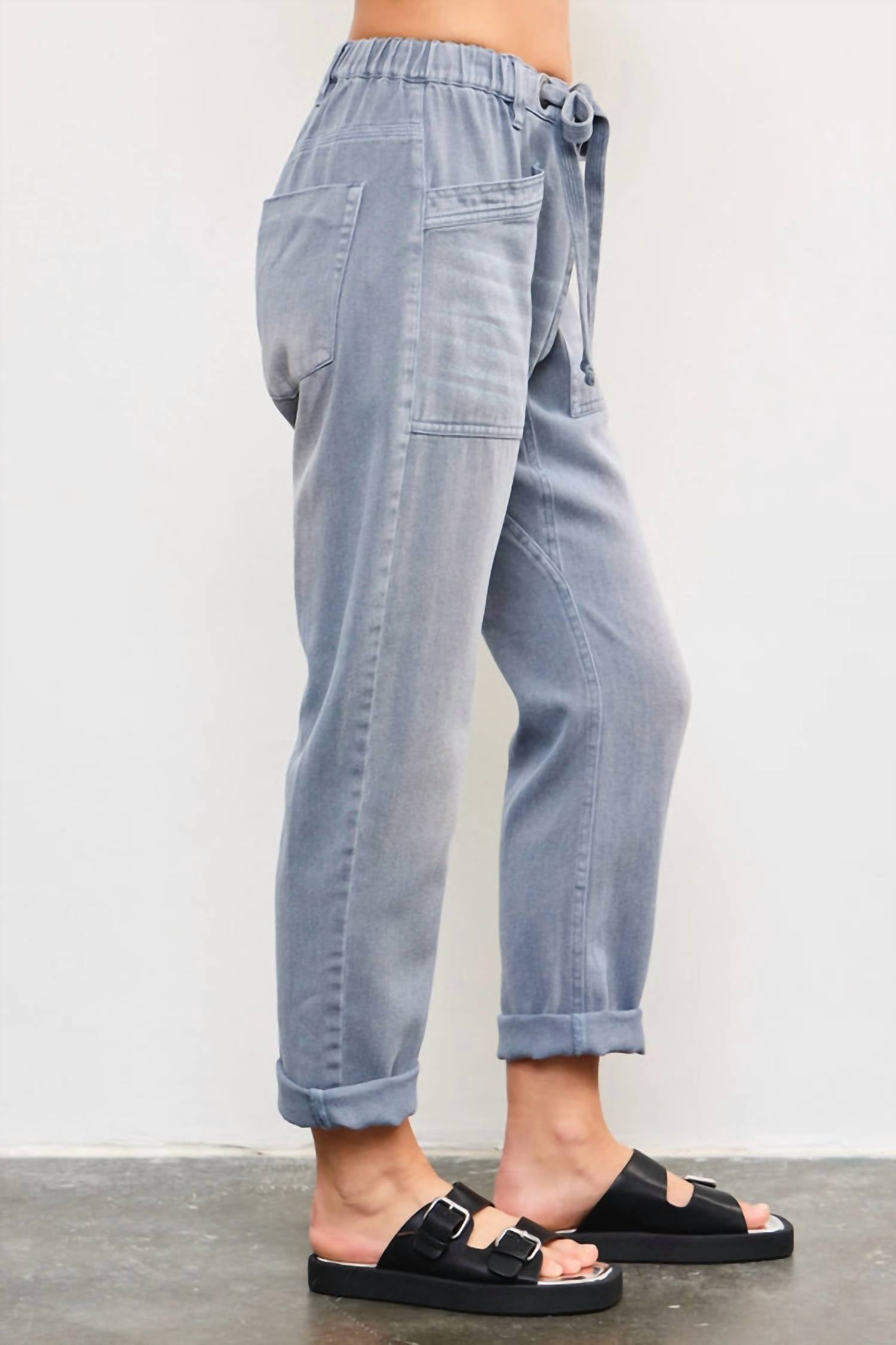 Mustard Seed - Front Tie Denim Pants