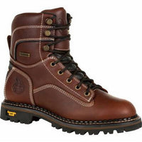 Georgia Boot - WOMEN'S AMP LT LOGGER WOMEN'S WATERPROOF LOW HEEL LOGGER BOOT - WIDE WIDTH