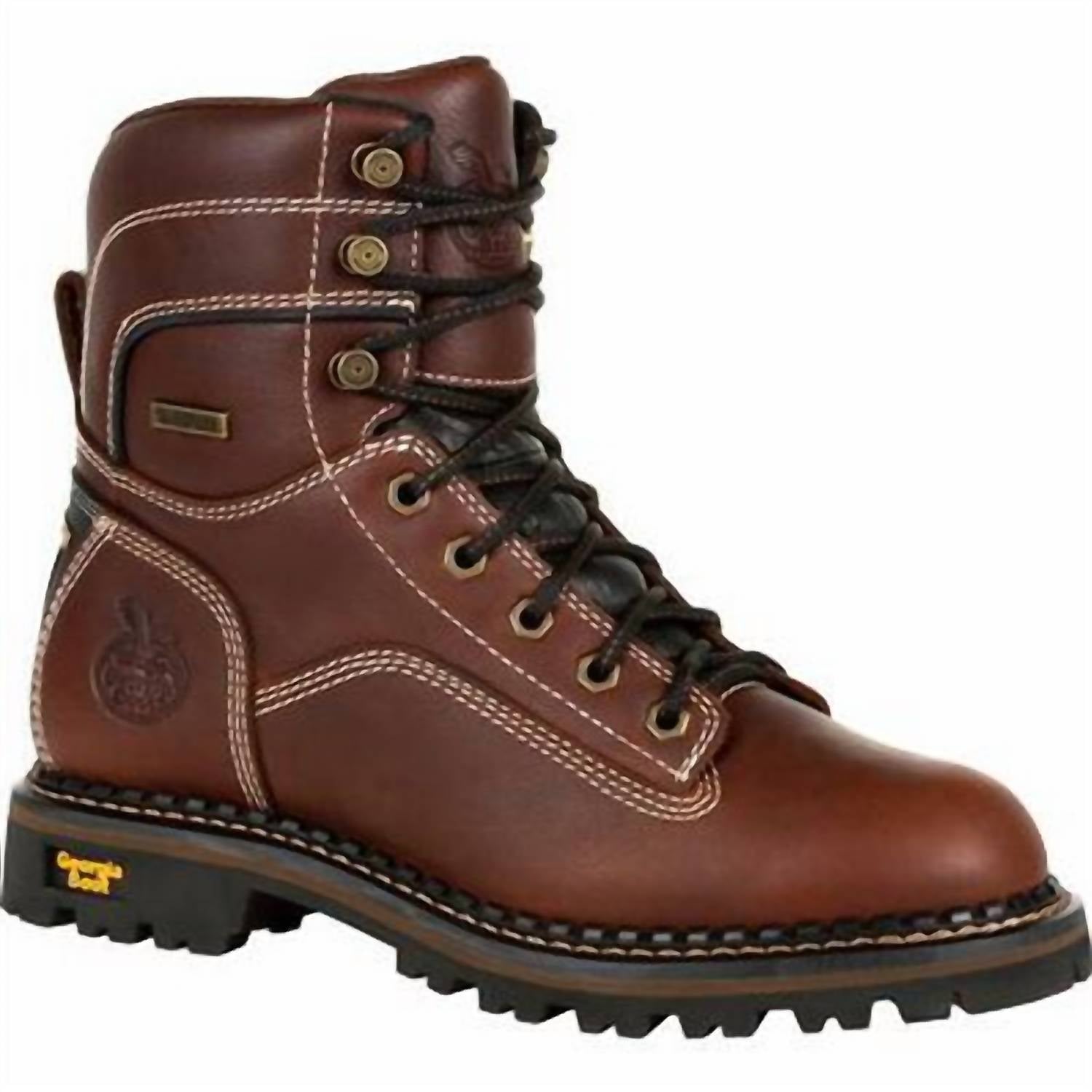 Georgia Boot - WOMEN'S AMP LT LOGGER WOMEN'S WATERPROOF LOW HEEL LOGGER BOOT - WIDE WIDTH