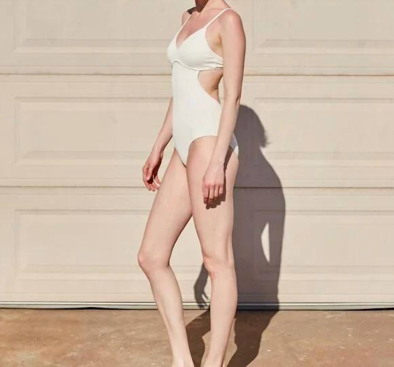 Surfea - Women's Ribbed Monokini Swimsuit