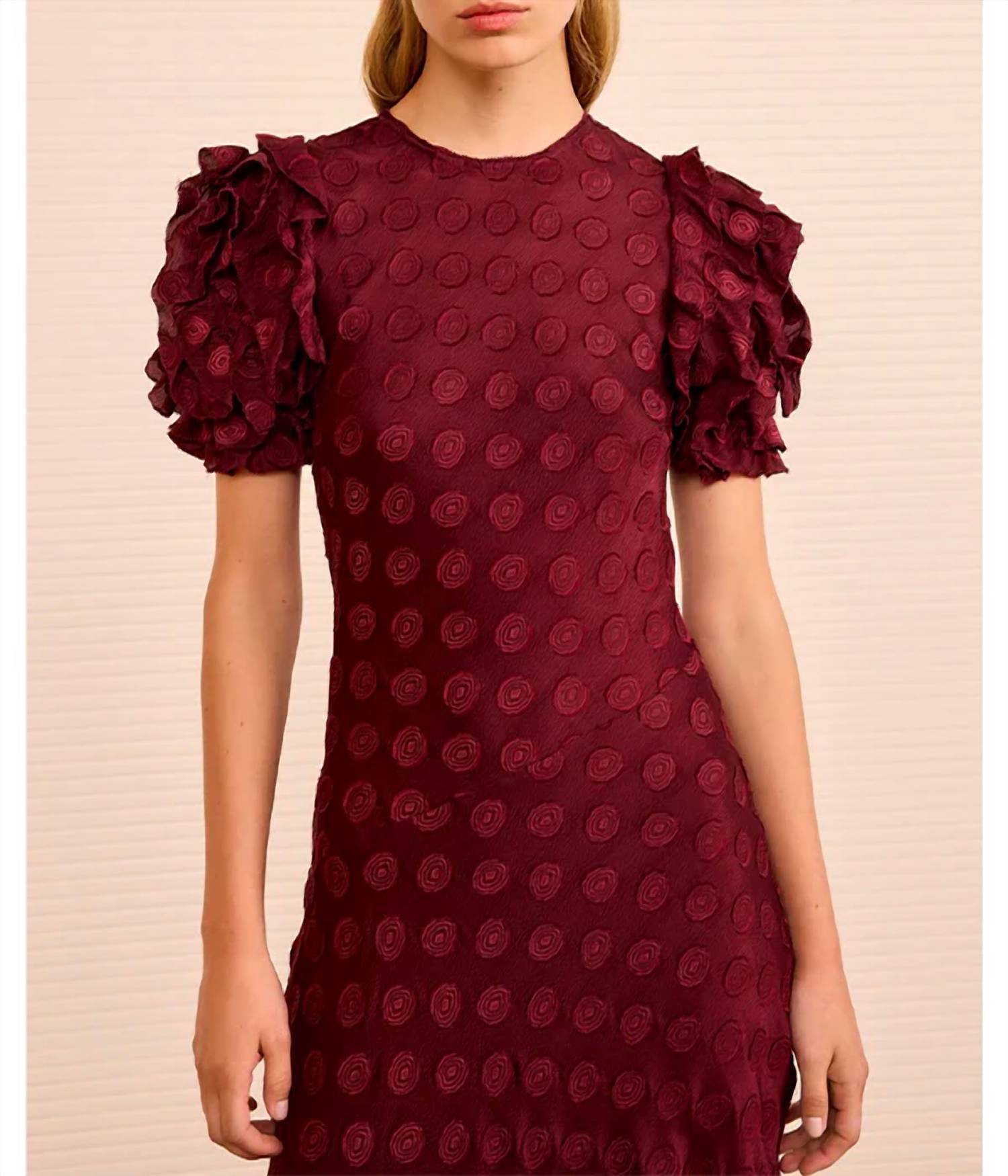 Ulla Johnson - Elvia Ruffle Sleeve Midi Dress