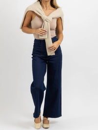 Mittoshop - Wide Leg Denim Jean