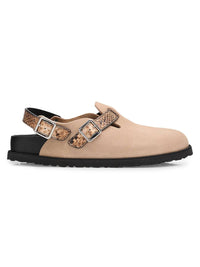 Birkenstock - Women's Tokio Mixed Leather Slingback Mules