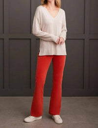 Tribal - Long Sleeve V-neck Sweater