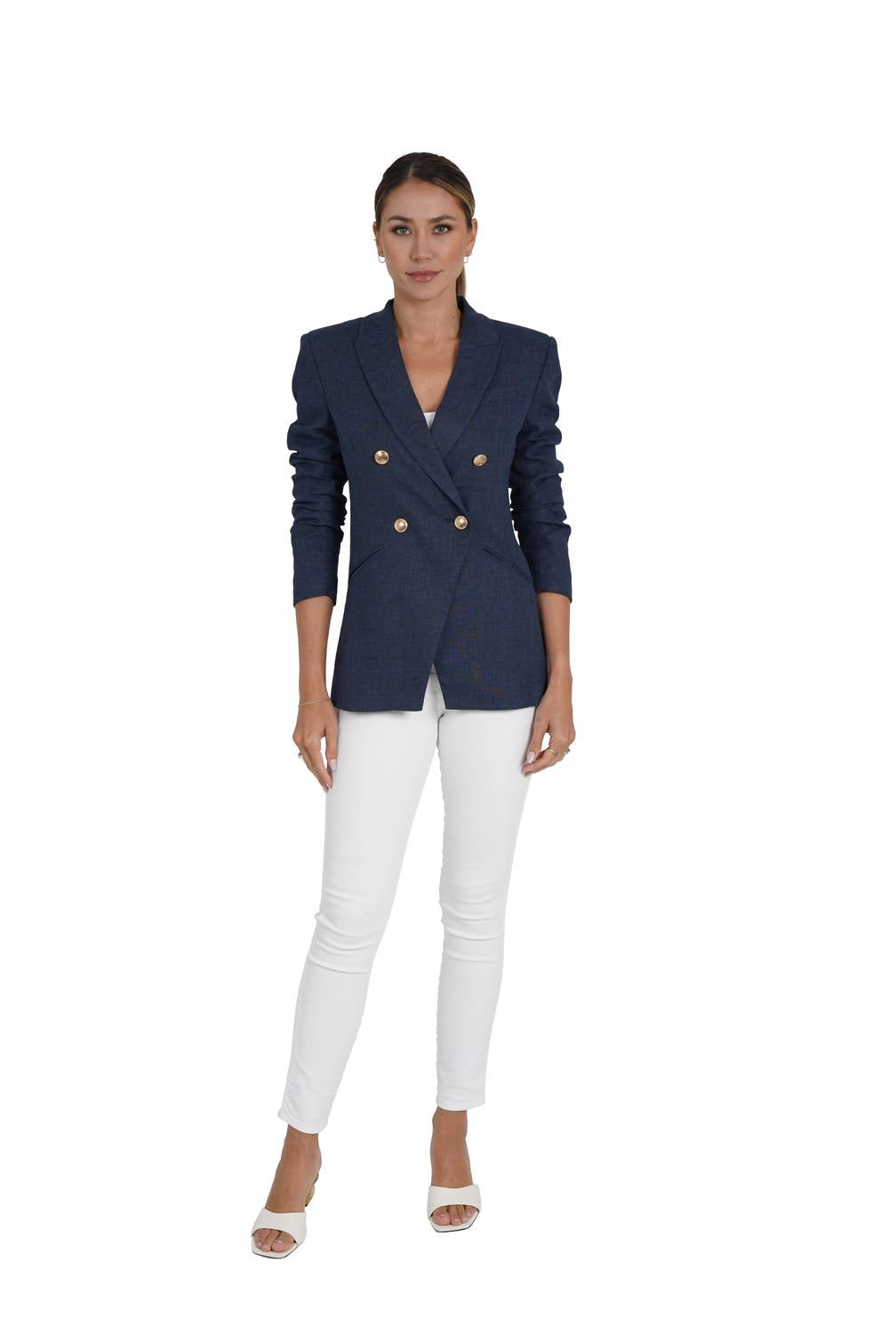 Love Token - Bessie Linen Blend Blazer