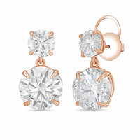 Diana M Jewels - Women's Round Lab-Grown Diamond Stud Earrings (15.00 Ct TCW) - Grand