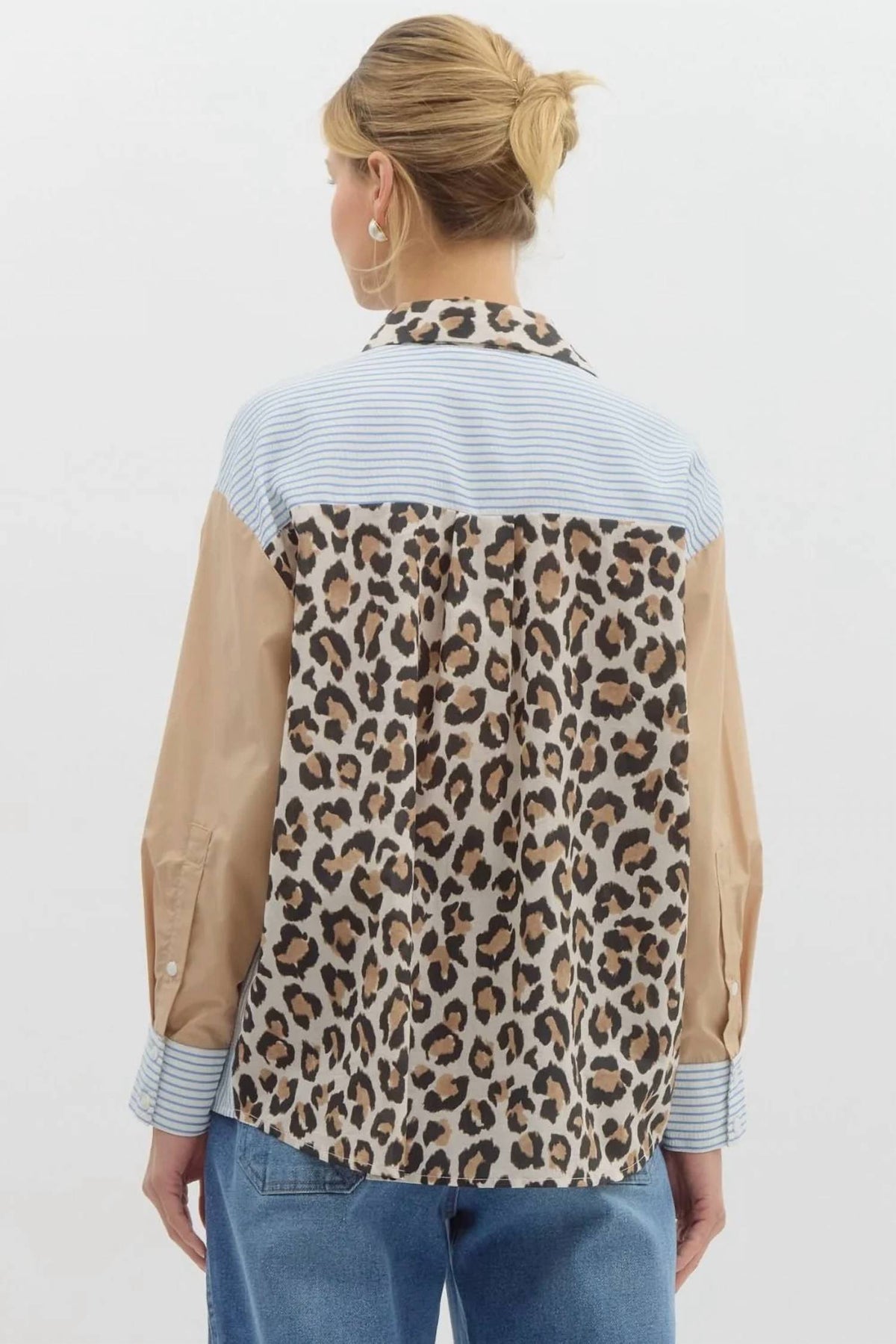 Entro - Women's Mix Pattern Blouse