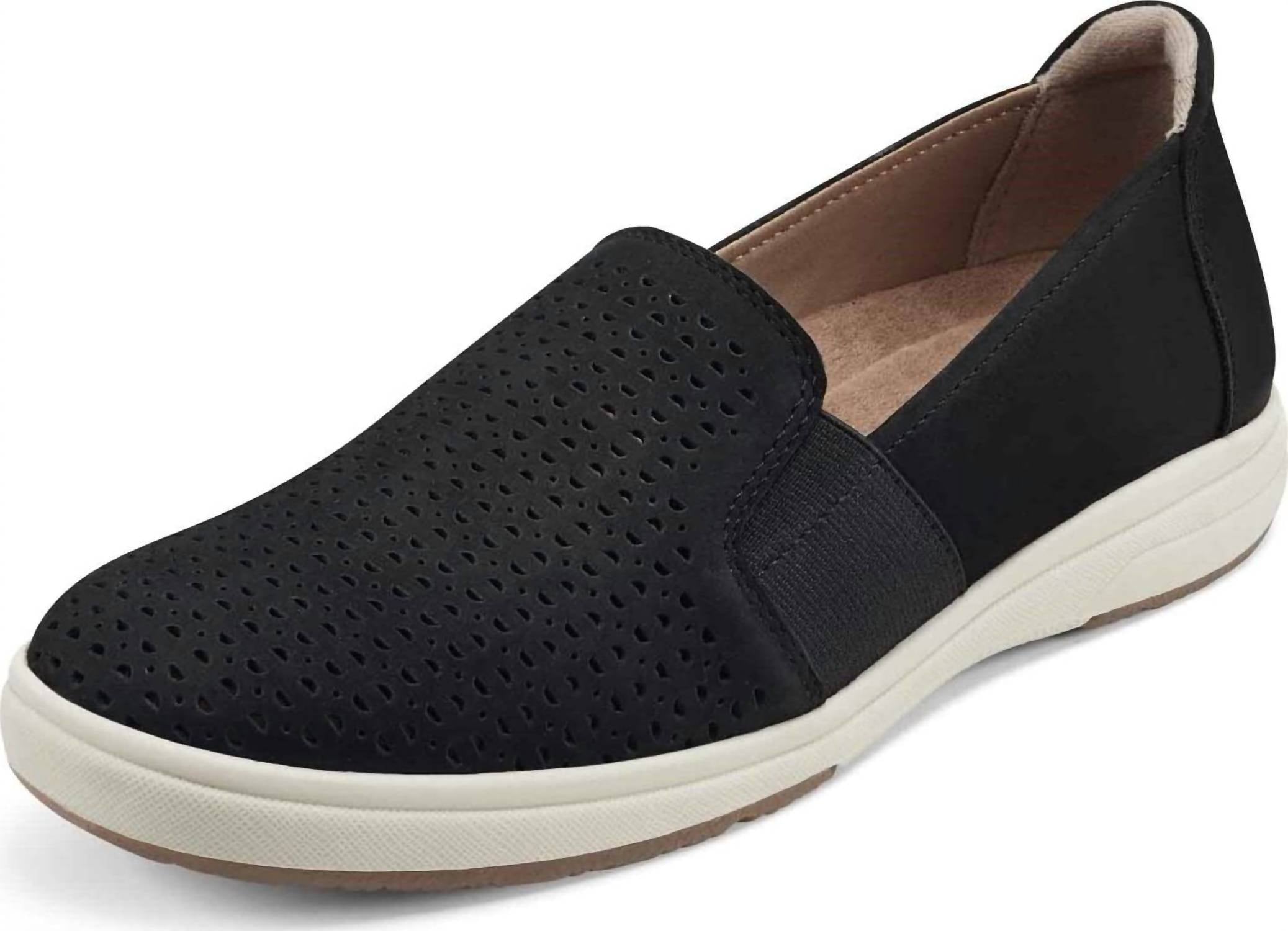 EARTH Women's Origins Elin Slip-on Shoes in black - women's flats