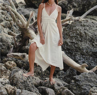 Handloom - Sage Turkish Cotton Maxi Dress