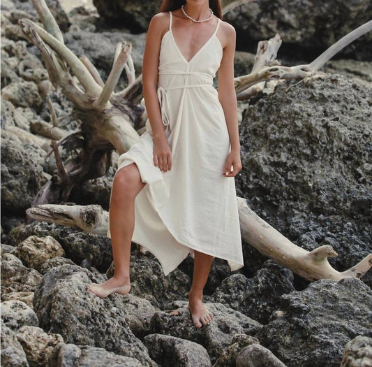 Handloom - Sage Turkish Cotton Maxi Dress