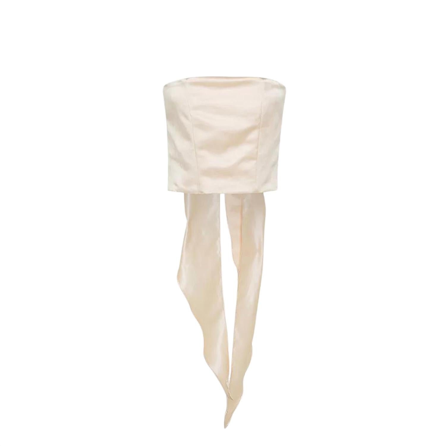 Forte Forte - Contemporary Duchesse Sash Bustier Top