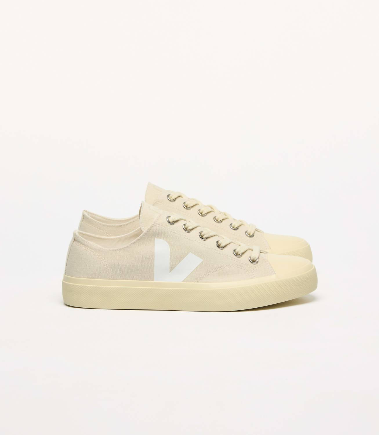 VEJA Men's Wata Ii Low Canvas Sneakers in cream - men's sneaker