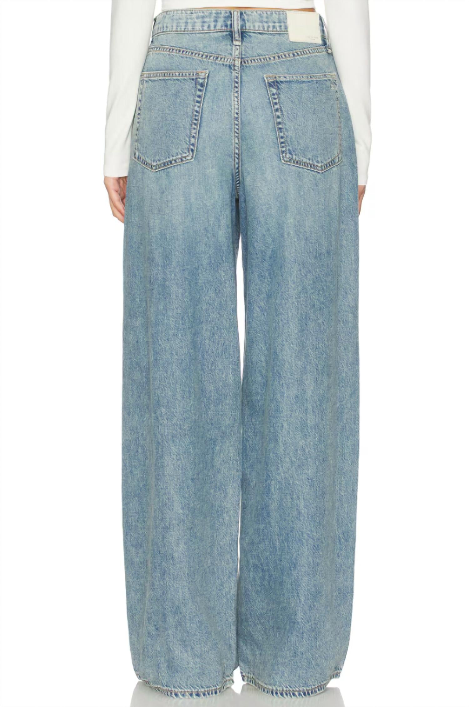 Rag & Bone Featherweight Sofie Wide-leg Jeans in theo - women's jeans - alternate view