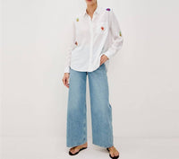 Rails - Charlie Island Embroidery Button Down