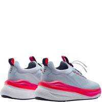 Clove Women's Comfort Athletic Low Top Running Sneakers in blue electric pink - women's shoe - detail view
