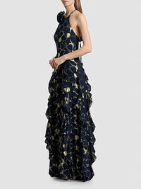 Ramy Brook - Idella Daisy Metallic Gown