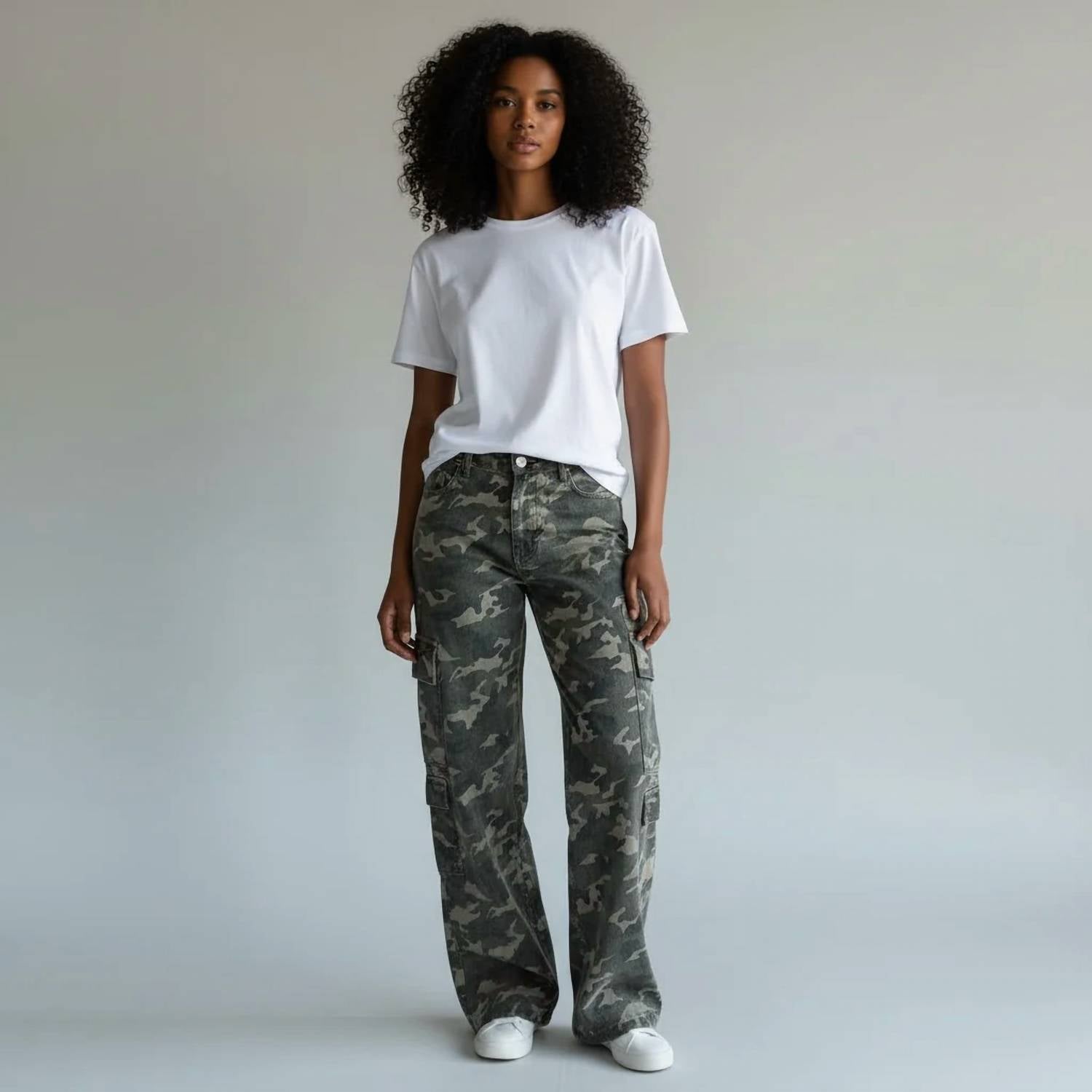 Umorger - Denim Cargo Pants