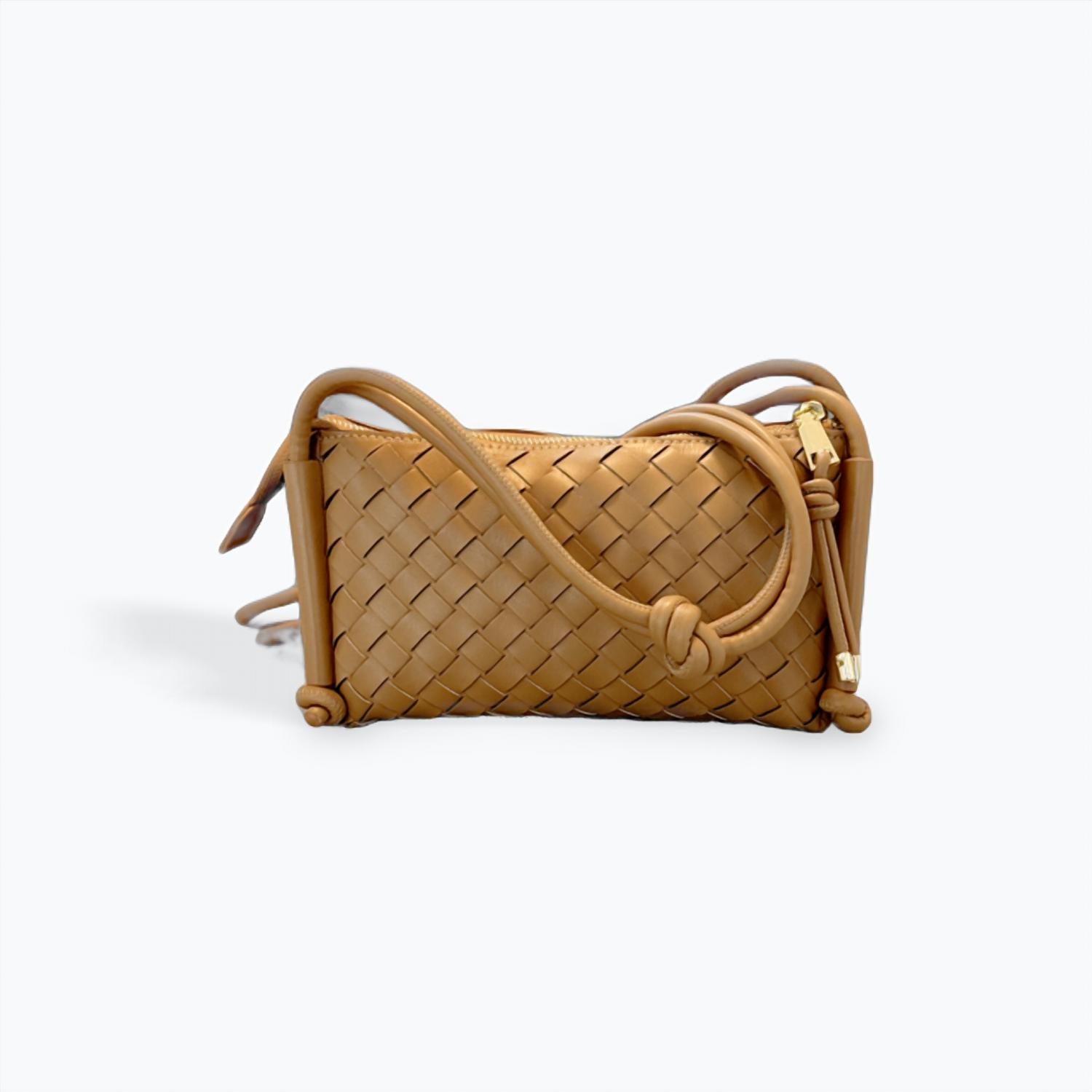 Cejon - WOVEN TRAPEZOID SHOULDER CROSSBODY BAG