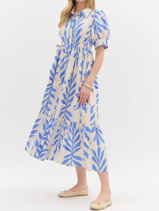 Entro - Betty Botanical Midi Dress