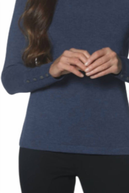 J'Envie/Eli - Cute As A Button Turtleneck Top