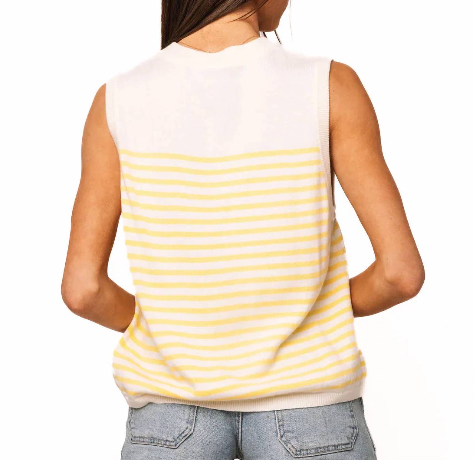 Queen Of Sparkles - Stripe Cocktail Knit Tank