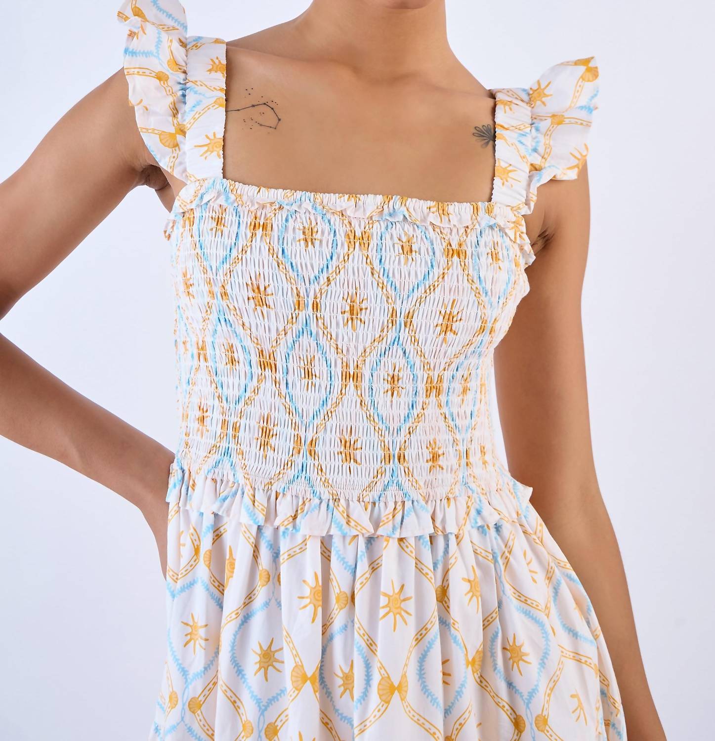 Beyond By Vera - Mia Tiered Ruffle Midi Dress