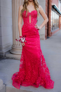 Sherri Hill Women's Prom Dress in fuchsia - women's dress - view 4
